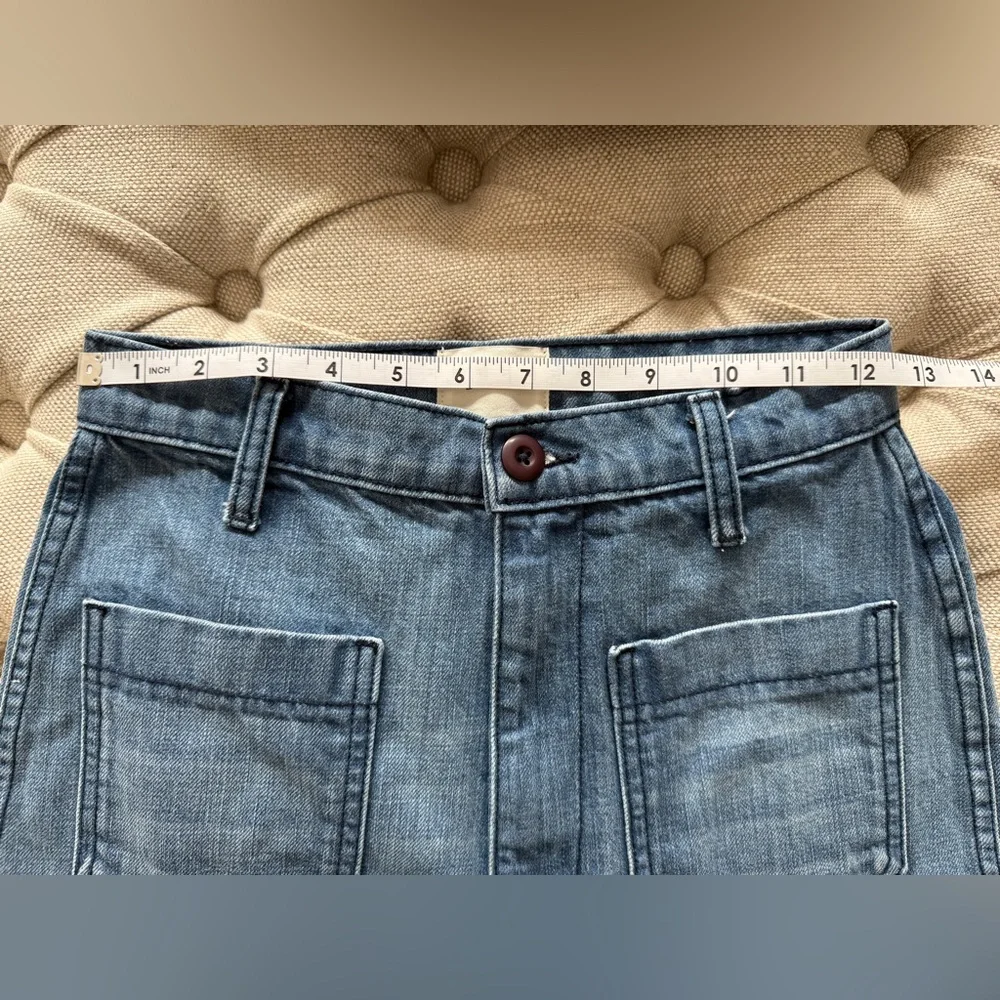 Doen Blue Flare & Wide Leg Jeans - Picture 9 of 10